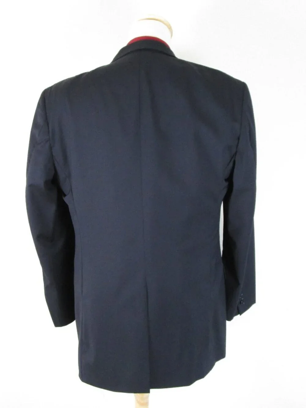Brooks Brothers Mens 1818 Madison Estrato Black Wool Suit Size 44L Pants 39 X 31